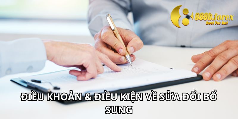 Điều khoản và điều kiện về sửa đổi bổ sung