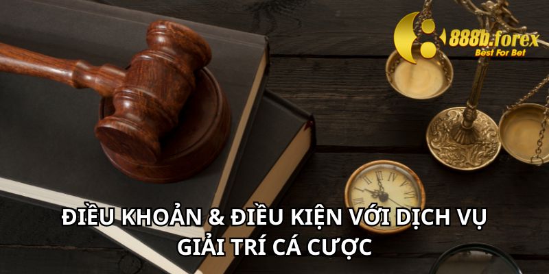 Điều khoản và điều kiện đối với dịch vụ giải trí cá cược