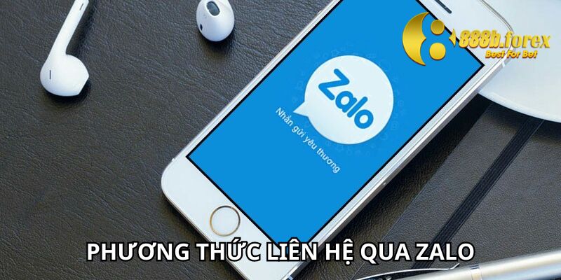 Phương thức liên hệ 888b qua Zalo