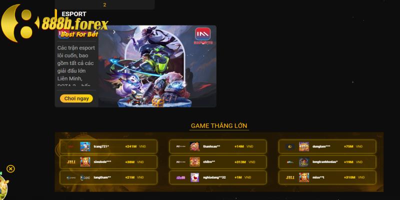 Sân chơi đặt cược Esport chuyên nghiệp